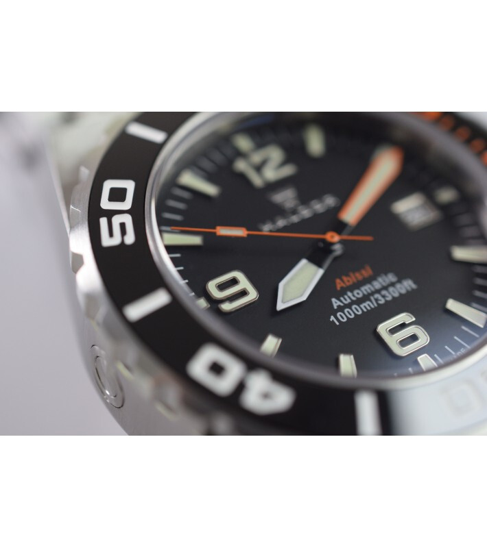 Haldor Abissi 1000M 45.5mm Swiss Automatic Men’s Diver Watch ETA 2824-2 Ceramic