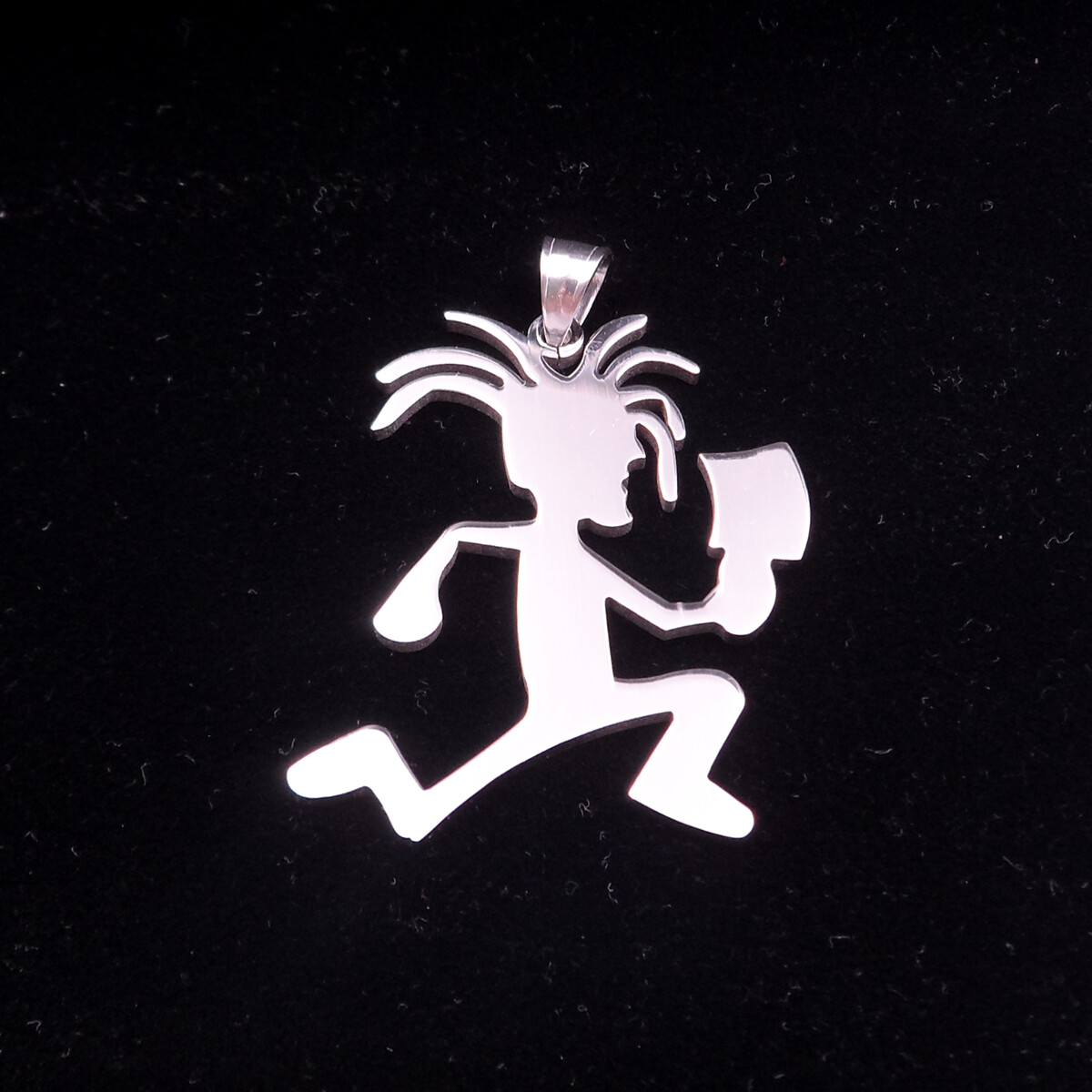 Dreadlock Hatchetman Juggalo Pendant For Mens Stainless Steel ICP Necklace 30′
