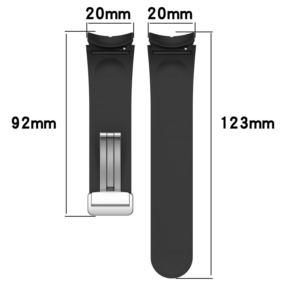 For Samsung Galaxy Watch5 40 44mm 5 Pro 45mm 4 Classic 42mm Silicone Strap Band