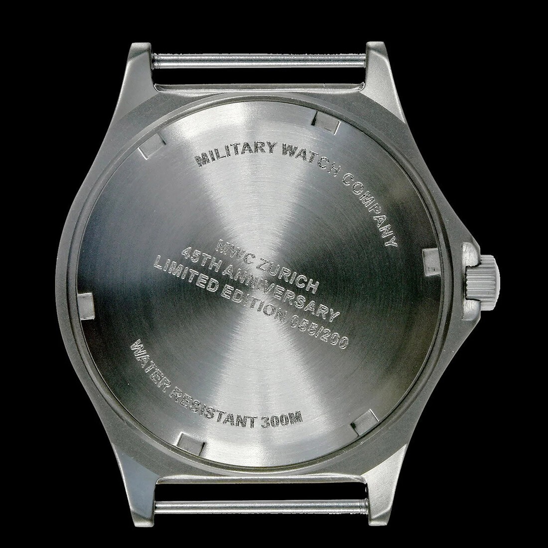 MWC Combat Elite Titanium Quartz Swiss Black Fabric Military Date Men’s Watch