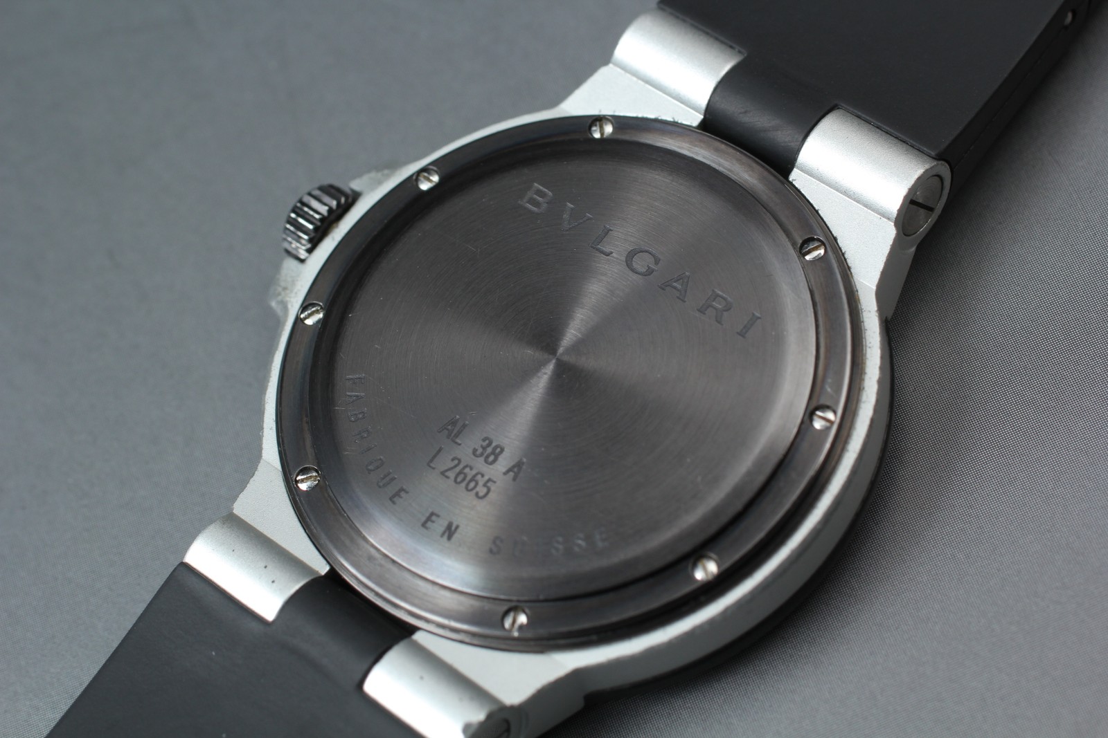 [Exc+5 w/ Case] Bvlgari Aluminium AL38A Automatic White Dial 38mm Men’s Watch