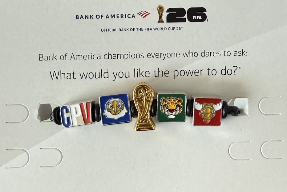 FIFA World Cup 26 Beaded Charm Bracelet Multicolor CABO VERDE “CPV” Charm.