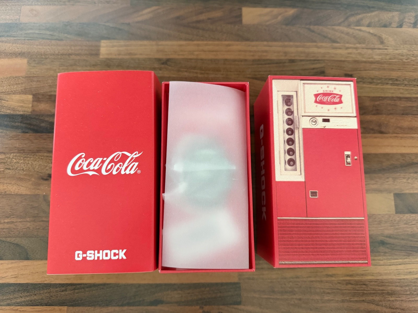 CASIO G-SHOCK x Coca-Cola GA-2100CC-3AJR. In Hand, With Box And Papers