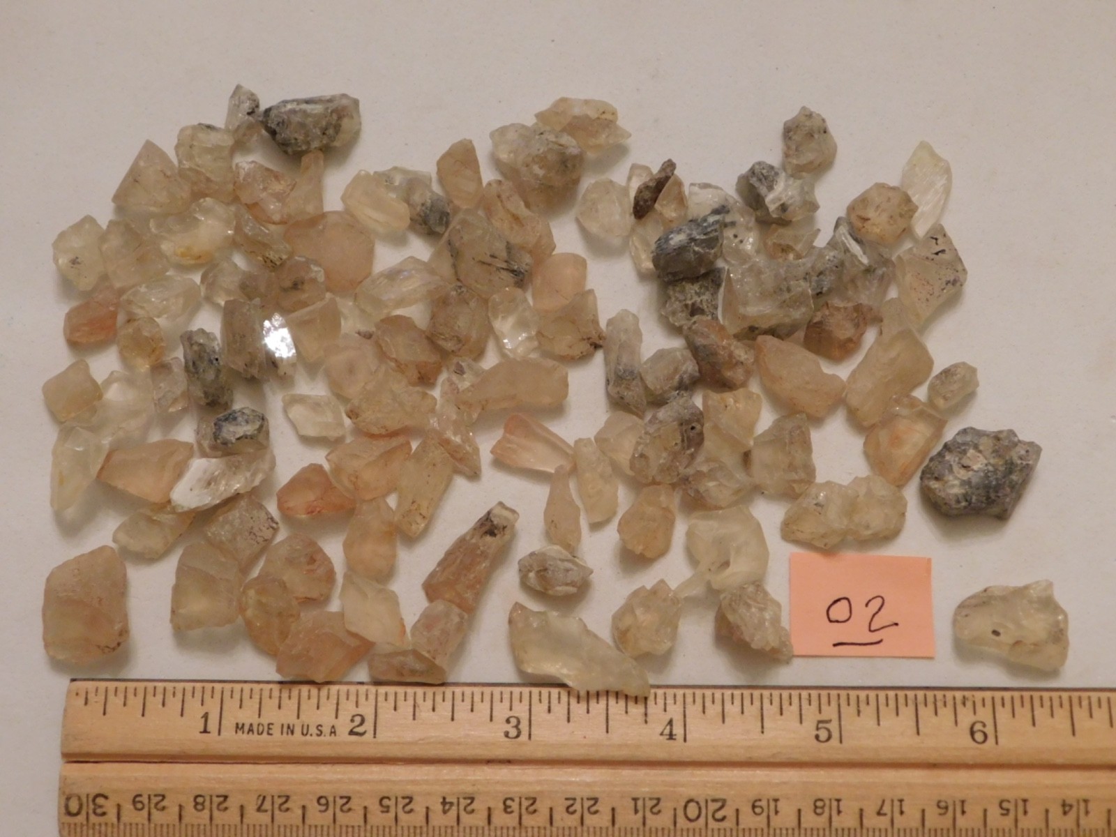 508Ct Oregon Sunstone Rough – Old Stock Collected in 1966- Kinion & Skierka Mine