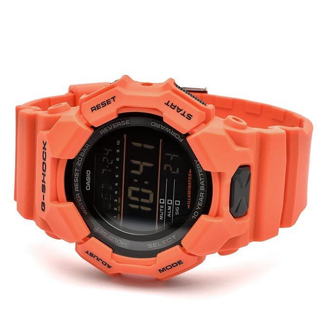 CASIO G-SHOCK GD-010-4JF Big Case 10 Year Battery Digital Watch Orange 51.9mm
