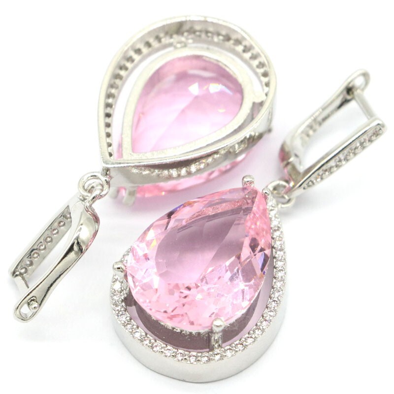 Buy 4 Get 1 Free 16g Kunzite Tourmaline Alexandrite Topaz CZ Silver Earrings