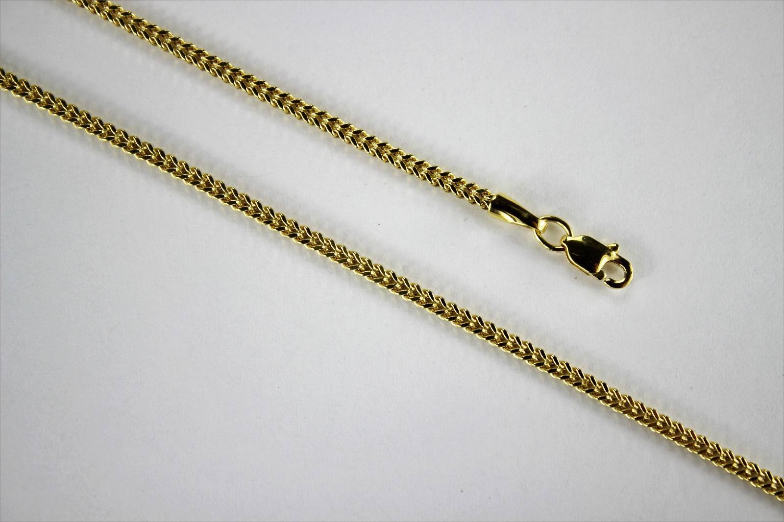 10K Yellow Gold Hollow Franco Necklace Chain Box Link Men Women 2mm 16″ ~ 30″