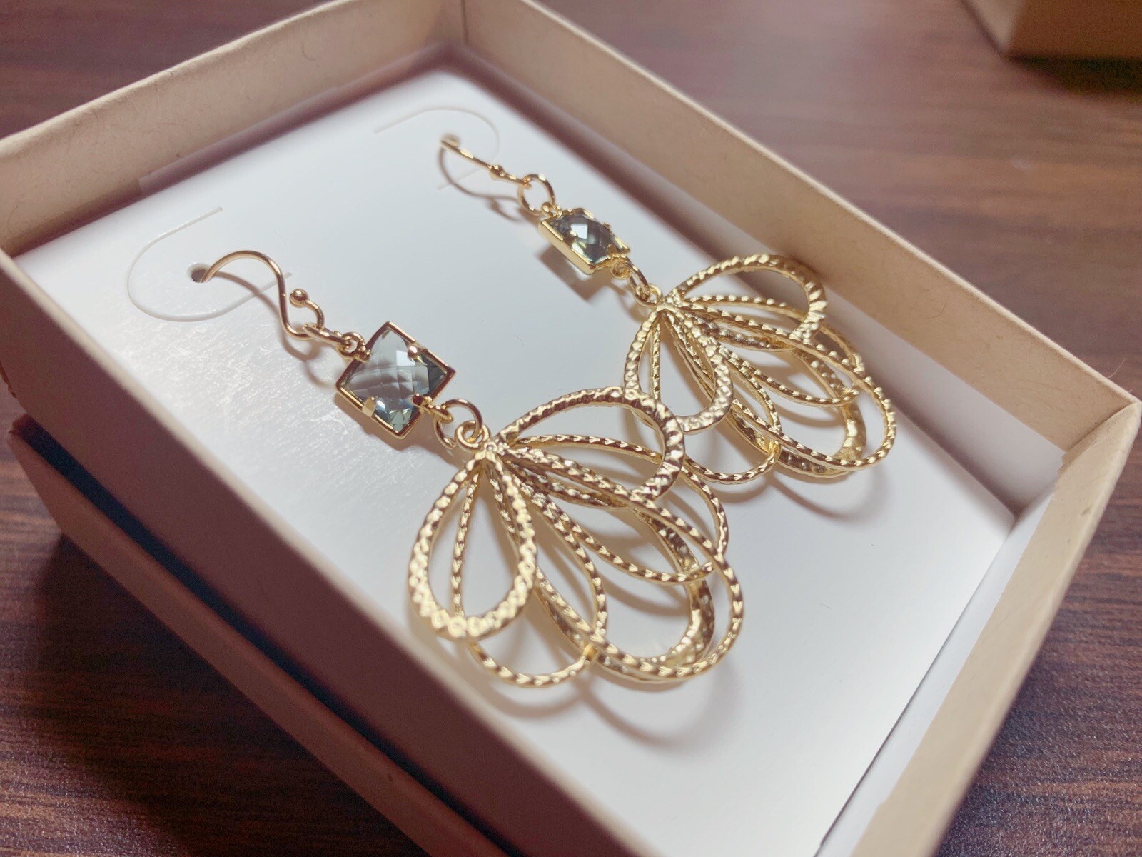 Handmade Multi Choose Korean Style Earrings With Glass Or Pearl (14KT Gold Hook)