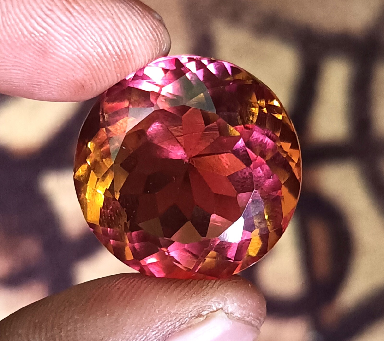 NATURAL Zultanite Bi-Color Change Round Cut Loose CERTIFIED GEMSTONE 52.70 Ct