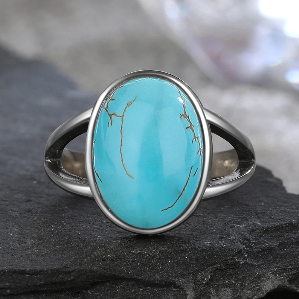 Moonstone Ring Sterling Silver Oval Tension Mount Vintage Wedding Women Jewelry