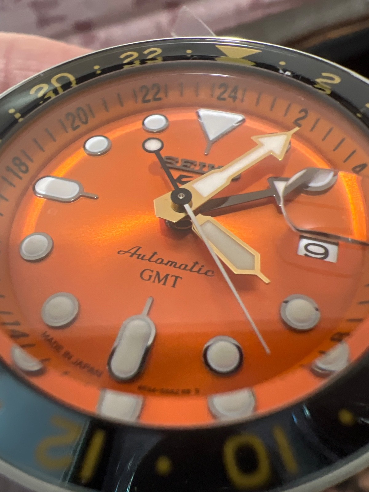 Seiko authentic ❤️5 Sports Orange Men’s Watch🔥SSK005K1