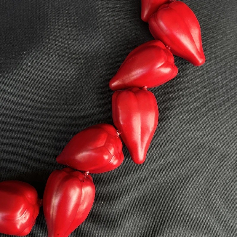 OTC ULA FALA Necklace UlaFala Traditional Roman Reigns Red Men Samoa Ula Fala