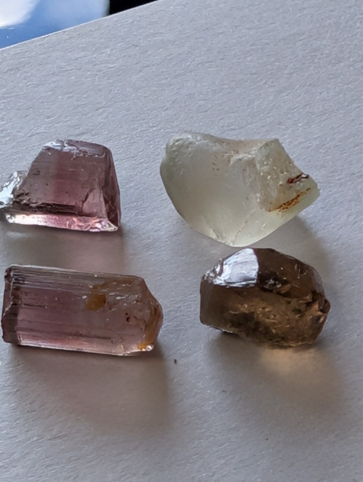 USA seller IF 10.08 ct, open C tourmaline facet rough gemstone specimen