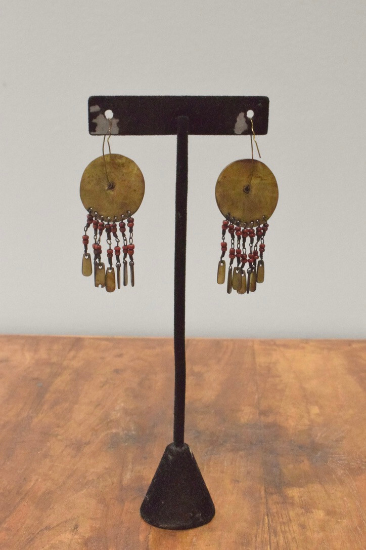 Philippine Ifugao Ilongot Mother of Pearl Earrings