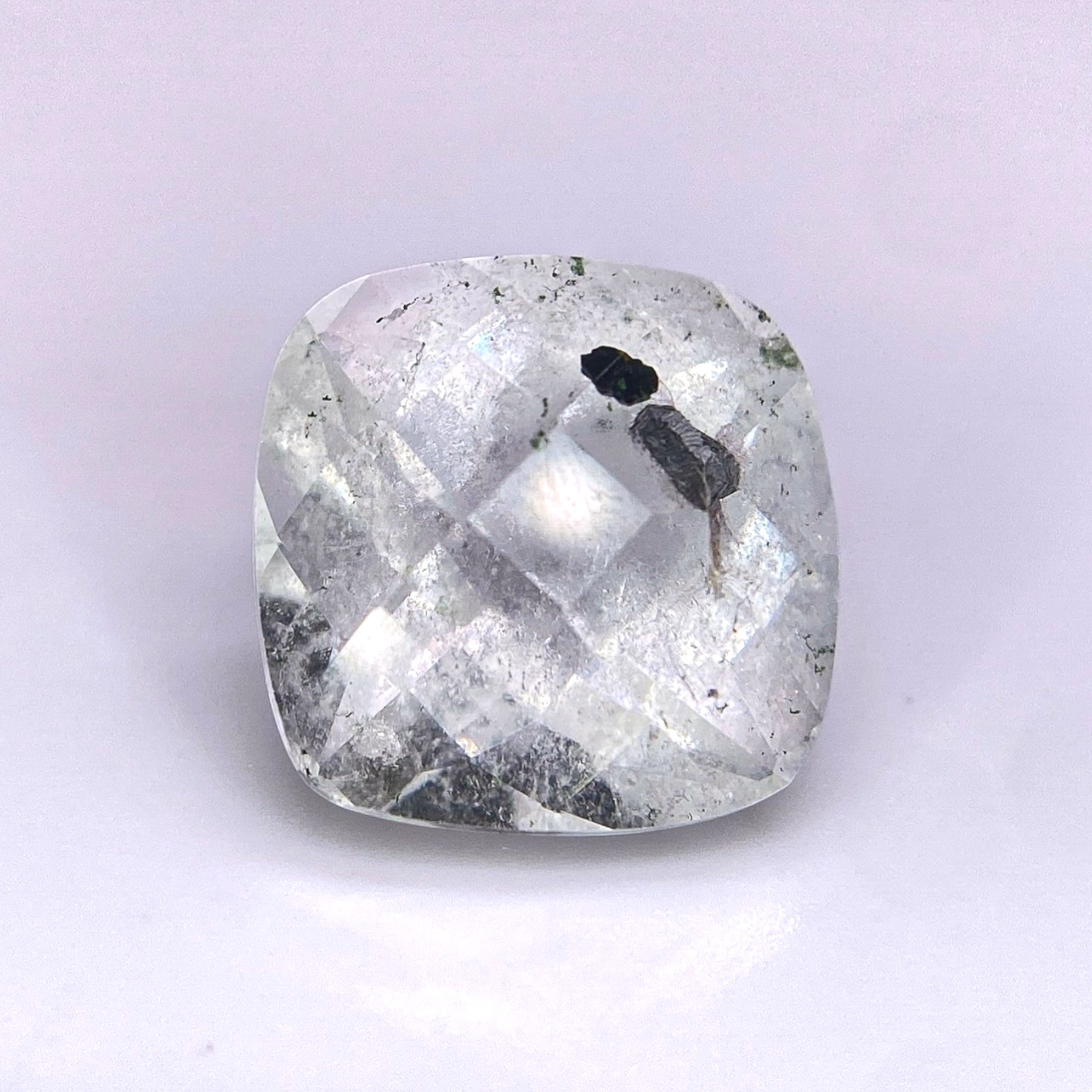 11.70 ct QUARTZ WITH DIOPSIDE – MADAGASCAR – Natural Rare Untreated Faceted