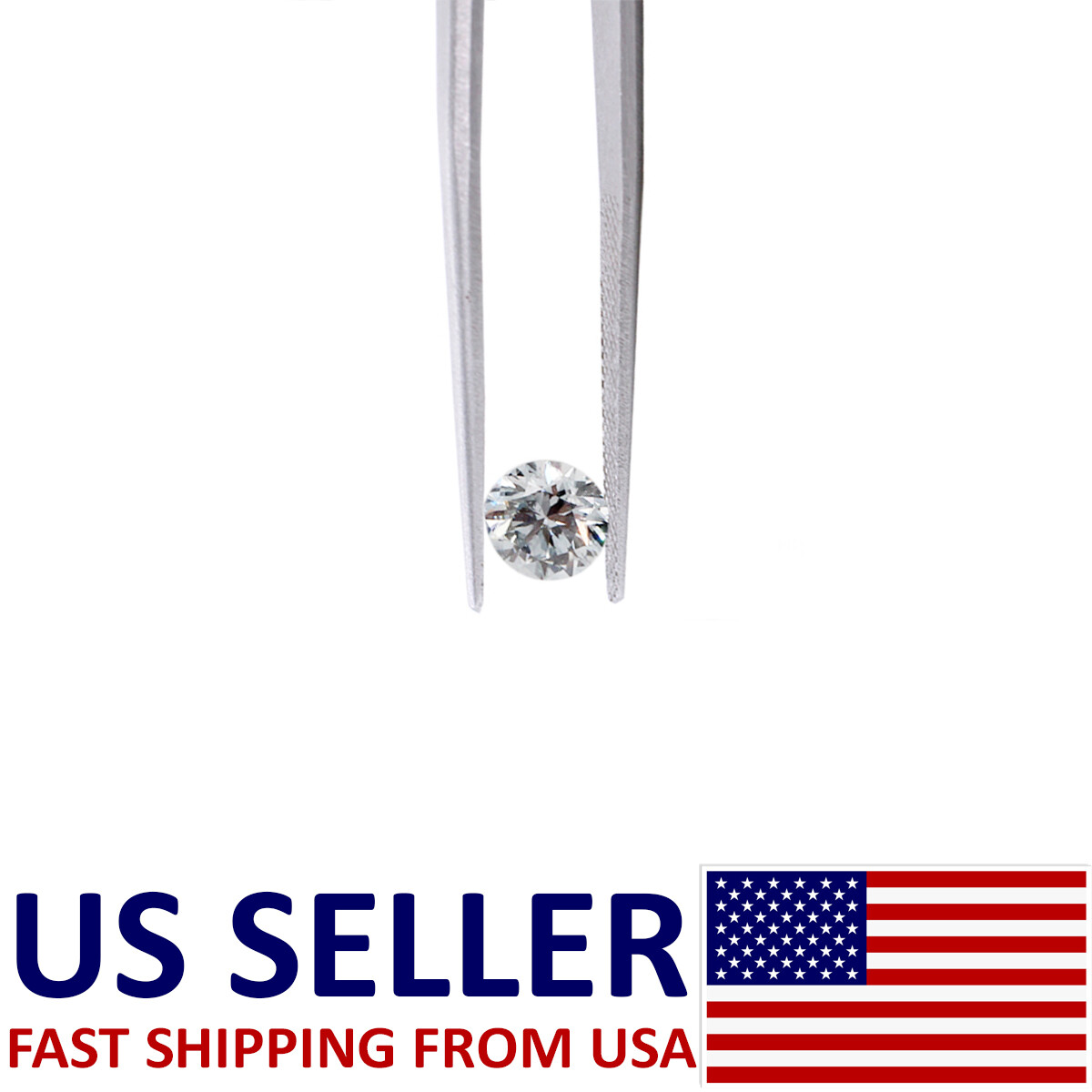 0.08 Carat REAL 100% NATURAL Loose Round Diamond White Color (0.07- 0.09 Ct)