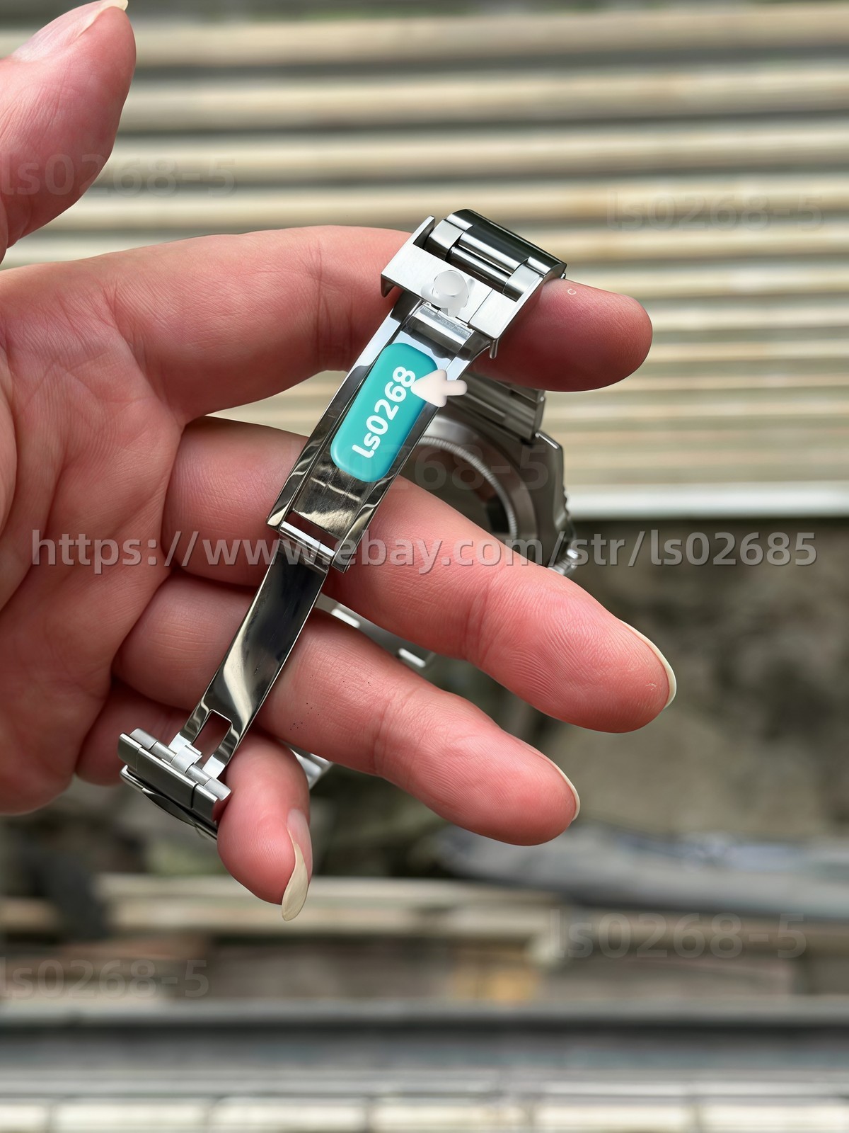 DIY SET for 3130 40MM Watch case + dial + hands + Strap sapphire