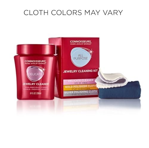 CONNOISSEURS – All-Purpose Jewelry Cleaning Kit | Includes Delicate Jewelry Clea