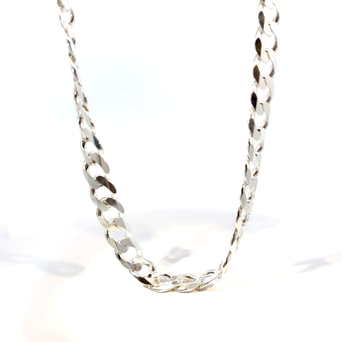 24″ .925 Silver Curb Chain 10.6mm 101.6g (GO1064419)
