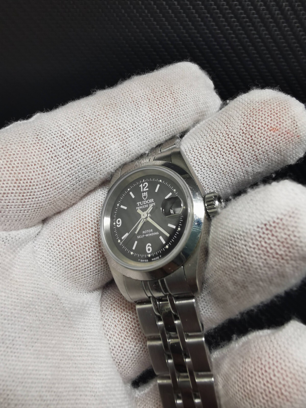TUDOR 92400N PRICESS DATE STAINLESS STEEL SWISS 2671 AUTOMATIC WOMEN WATCH
