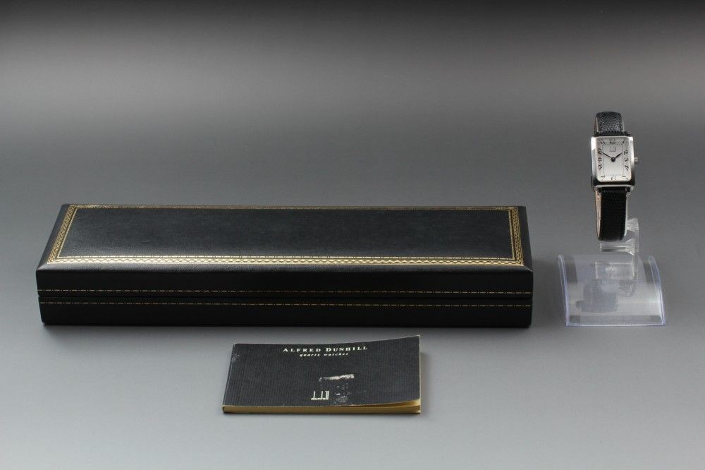 Working item Dunhill Centenary Curvex silver silver bracelet with original box m