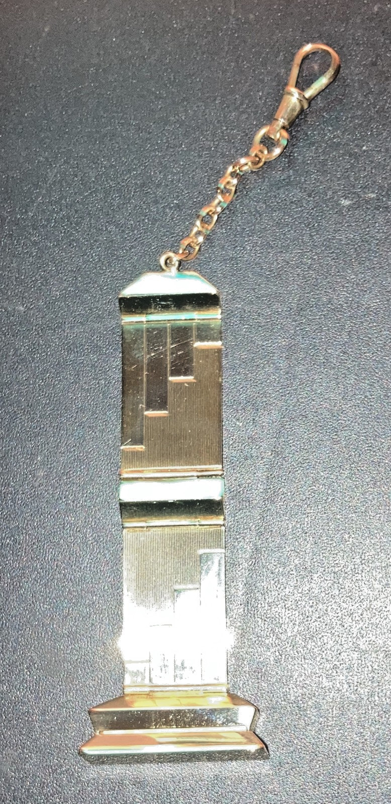ANTIQUE 1920’s 22K/885 SOLID GOLD ART DECO WATCH FOB – 17.5g