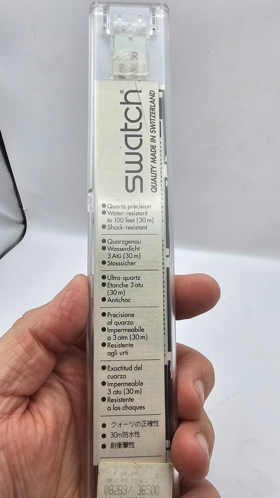 Vintage 1995 Swatch Gent Robert Altman TIME TO REFLECT GZ143 Cinema NOS MIB Read