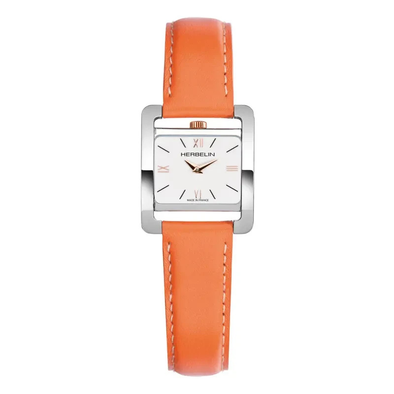 Herbelin Montre 5e Avenue 17037TR21MD Womens Double Bracelet Quartz Watch 22.5mm