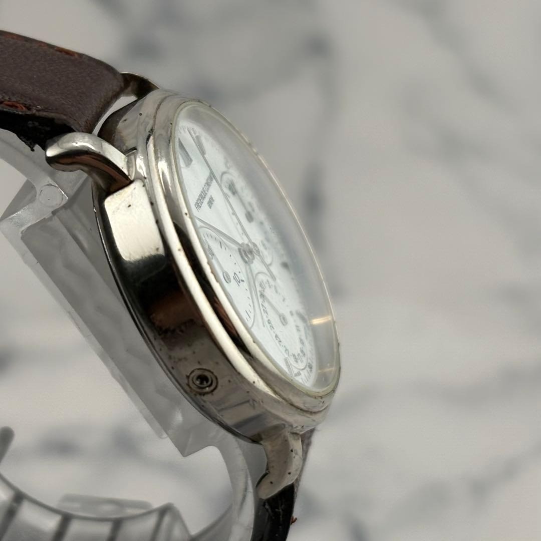 FREDERIQUE Constant Quartz Chronograph Watch 35mm Wrist 17cm/6.7in Working