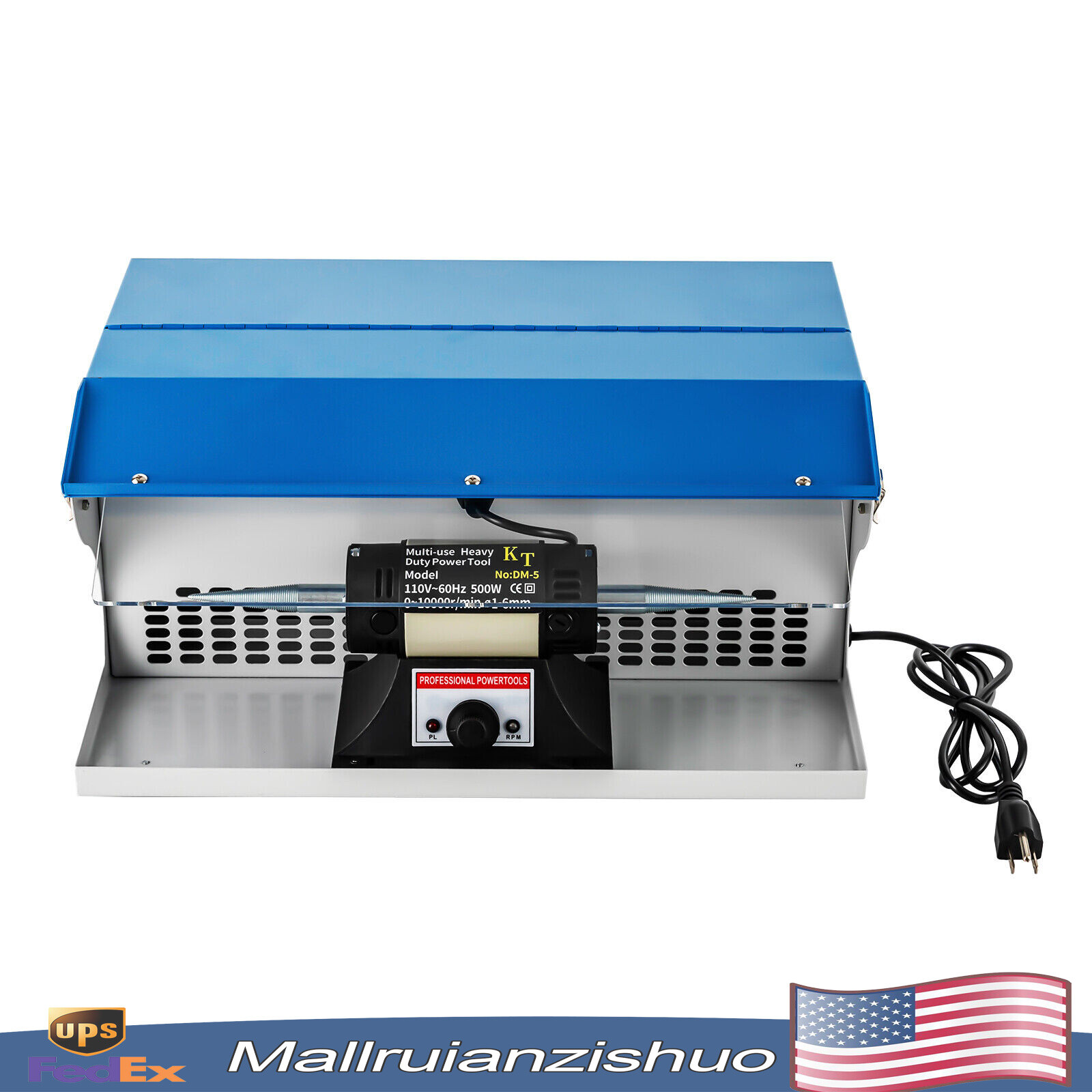 Jeweler Polishing Machine Gem Jade Buffing Polisher Tabletop 0-10000rpm/min 120W
