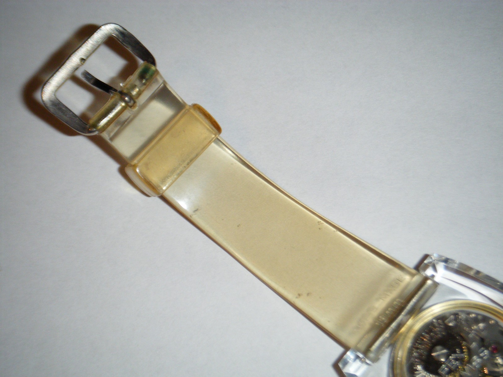 Vintage Chateau Alfex LTD Swiss Plexiglass Manual Wind Mens Wrist Watch