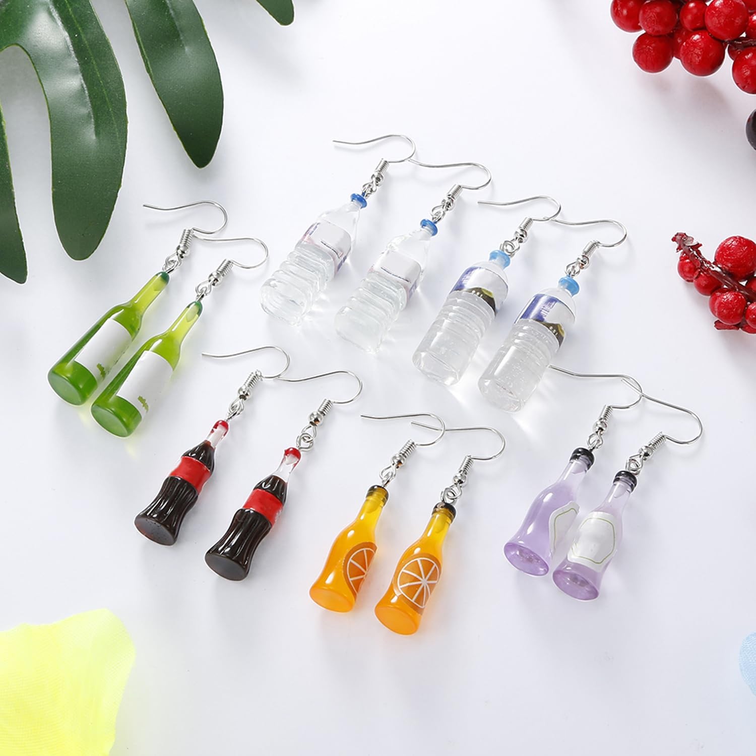 Azurt LCX 20 Pairs Random Mixed Resin Acrylic & Metal 20pcs