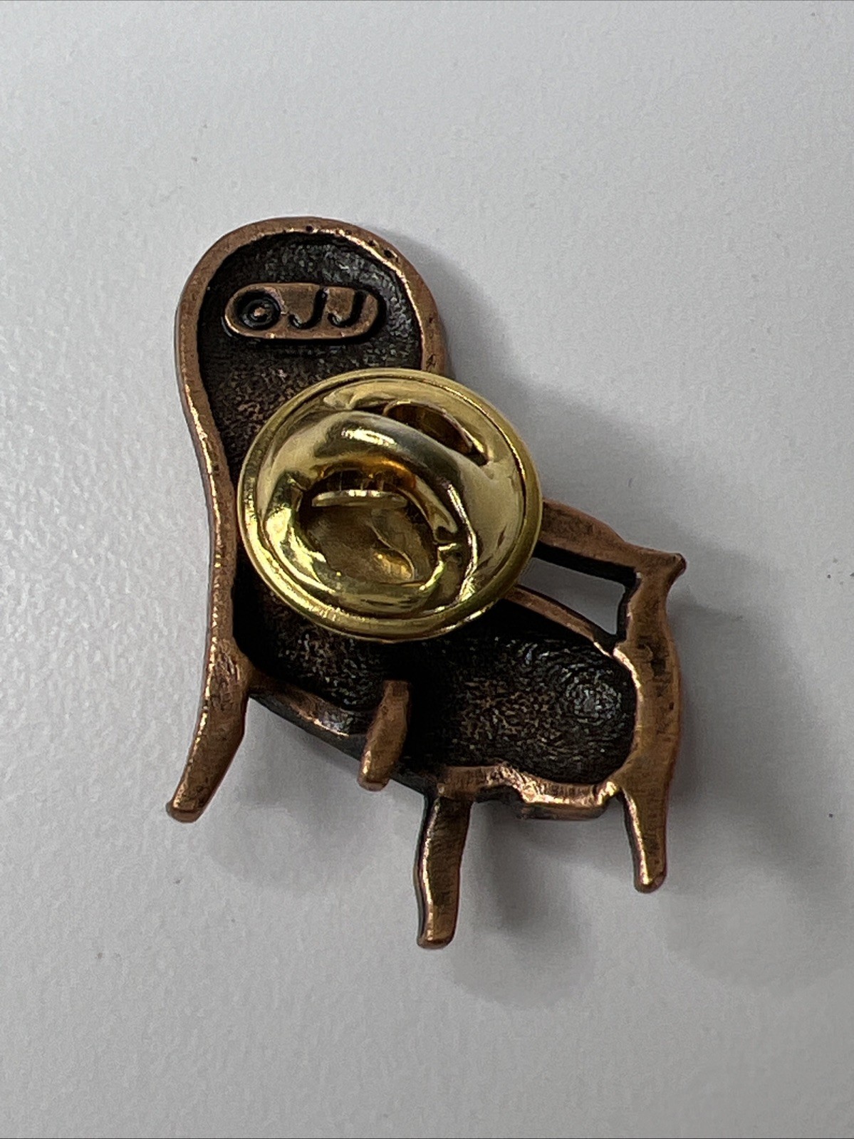 Set Of 3 Vintage JJ Mini Chair Pins Assorted Color & Styles