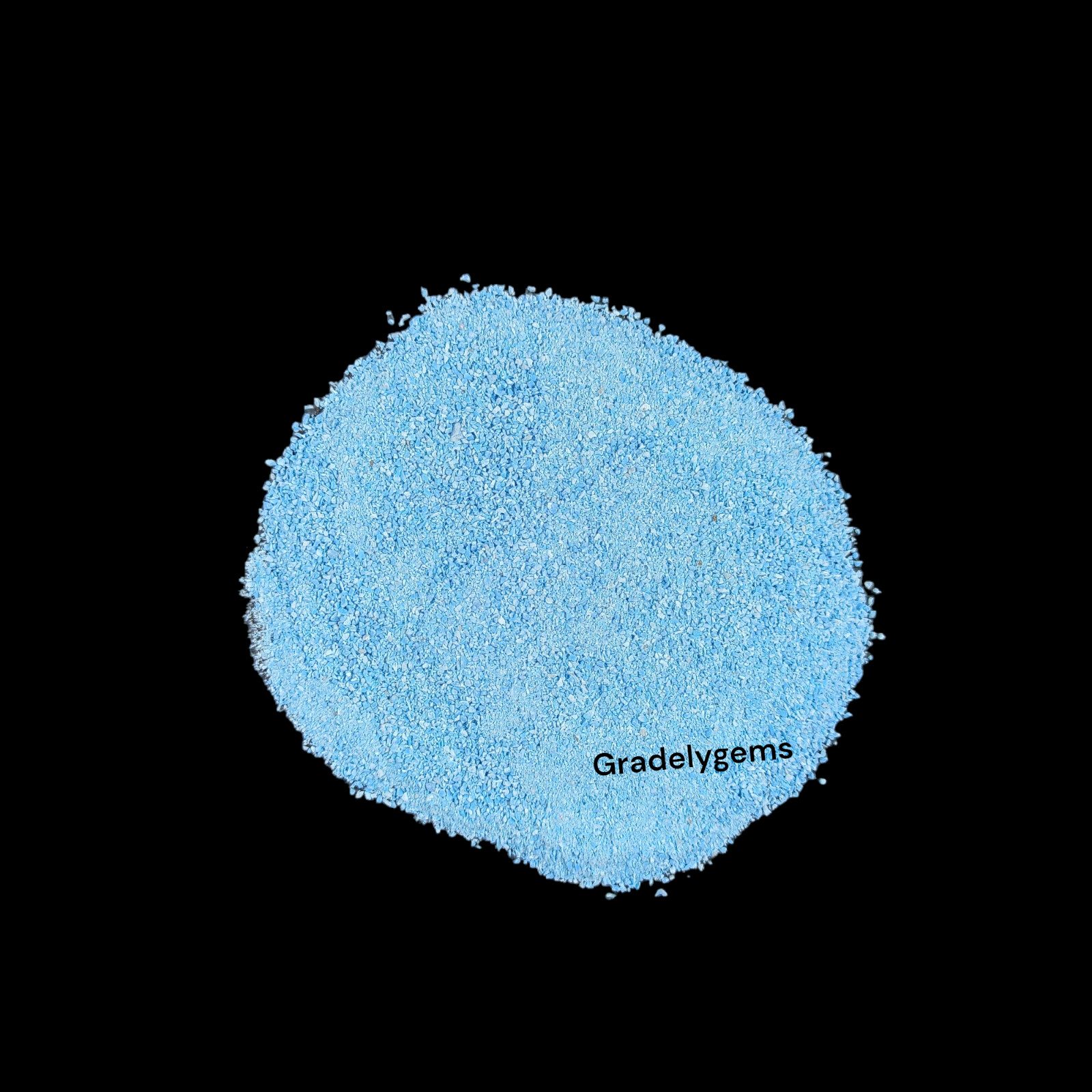 Sky Blue Turquoise Gemstone Crushed Powder – Vivid Hue for Resin Art, DIY Crafts
