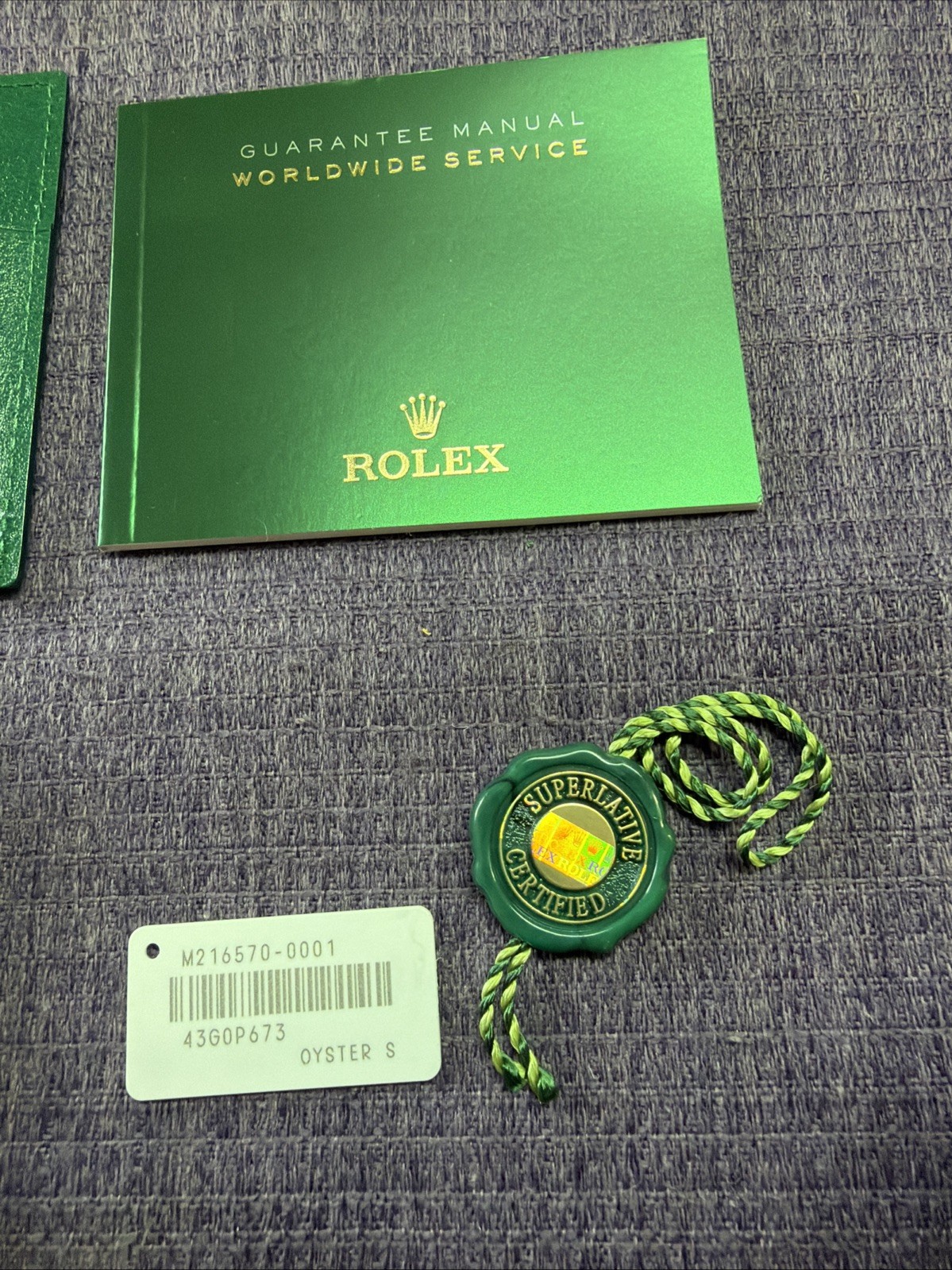 Vintage Rolex 2016 Explorer Booklet;paper holder; Set‼️for 216570 . Italian‼️