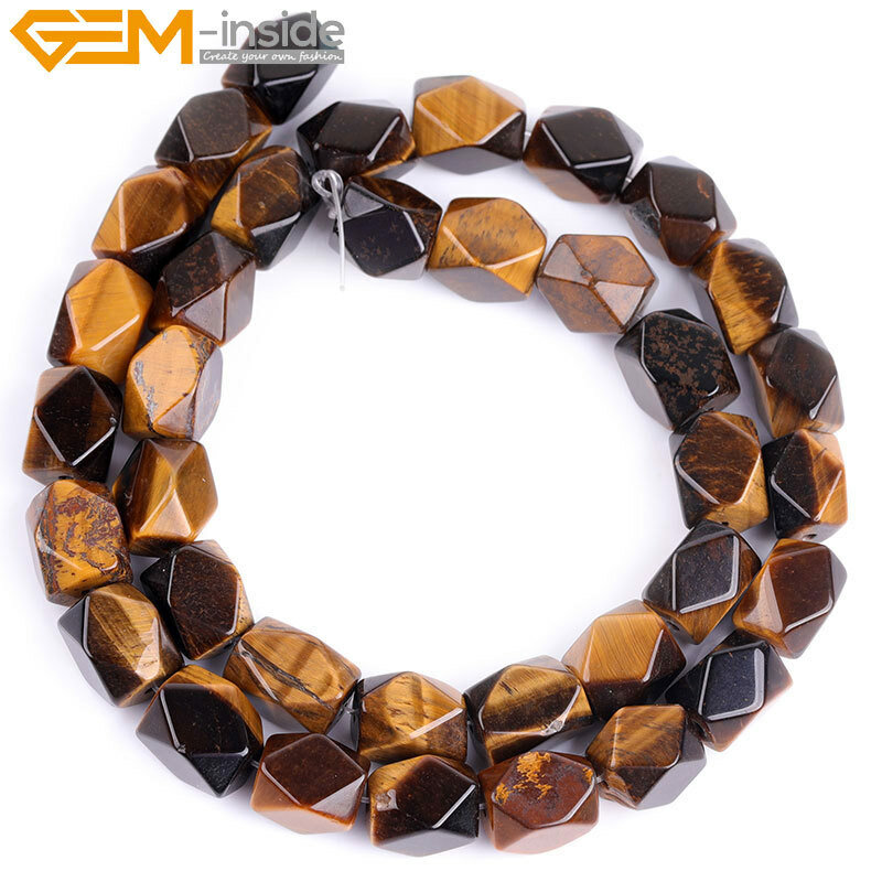 8-9×11-12mm Natural Gemstone Faceted Beads of Cambay Beads Jewelry Making 15″
