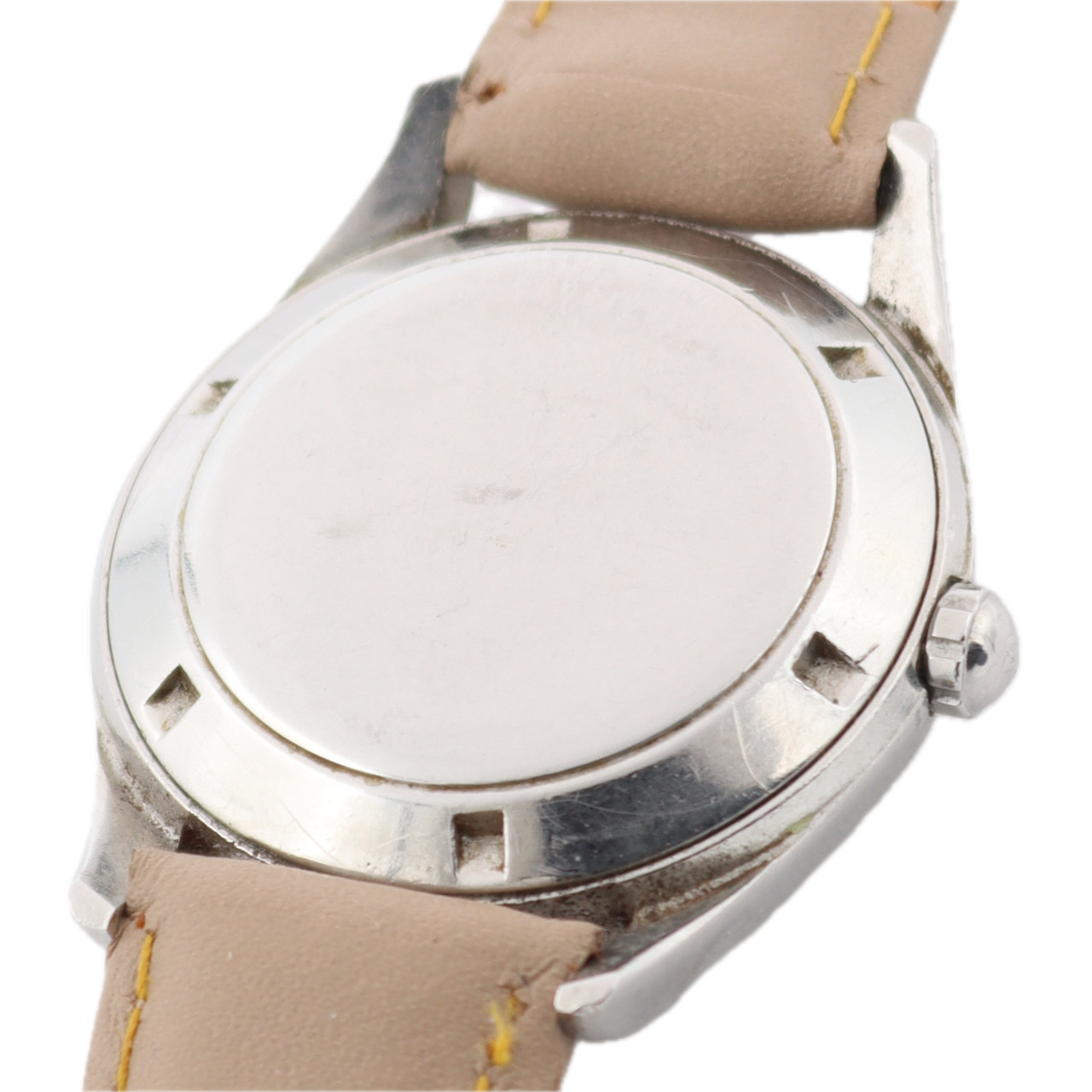 Vintage 33mm Girard-Perregaux 2209120 Gyromatic Automatic Swiss Stainless Steel