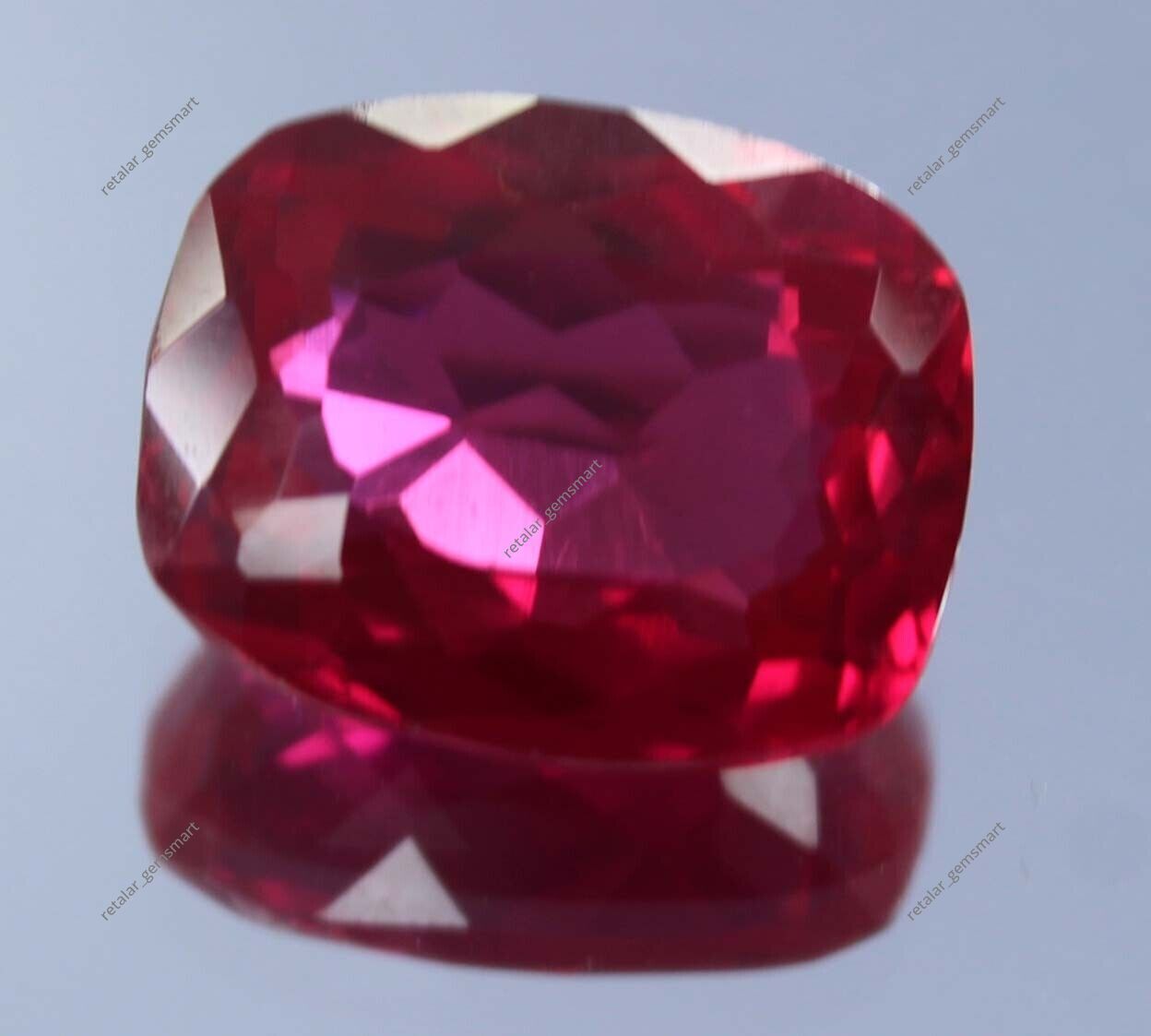 7 Ct Natural Certified BURMA Pigeon Blood Red Ruby Unheated Loose Gemstone Ne