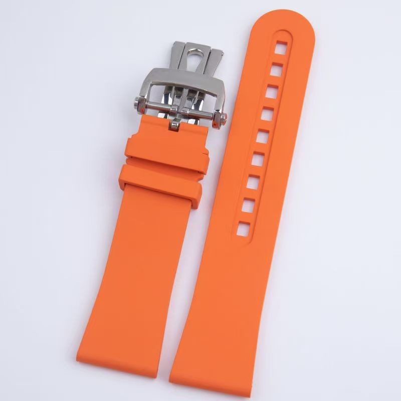 23mm Premium FKM Watch Band Rubber Strap Fits Blancpain Fifty Fathoms 5015 5200