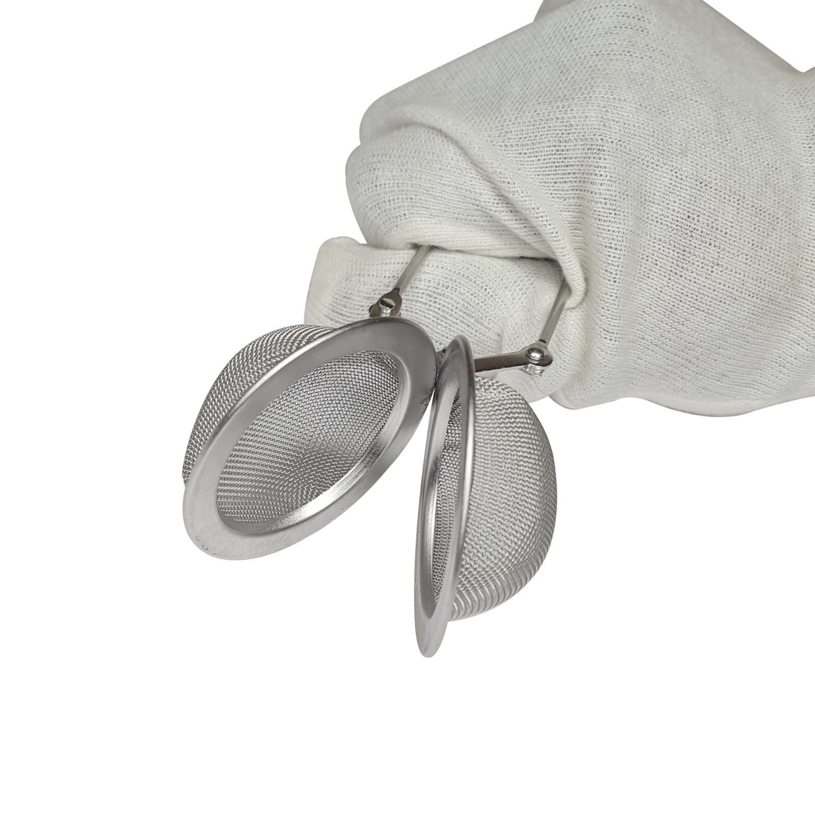 Ultrasonic Cleaning Small Basket Self Closing Parts Cleaner Mesh Screen 45mm