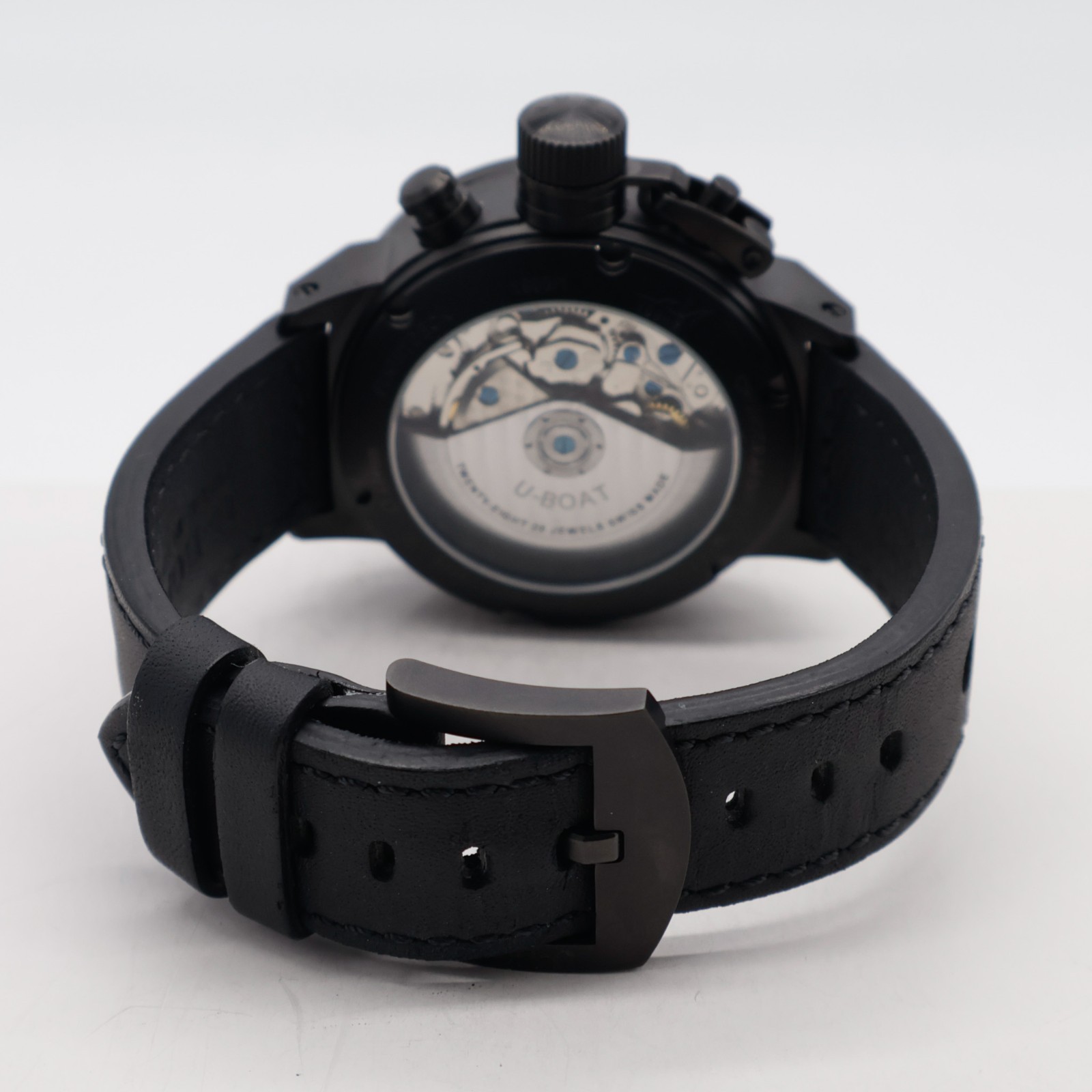 U-Boat Flightdeck Italo Fontana 43mm PVD Steel U-7750/43 Leather Automatic