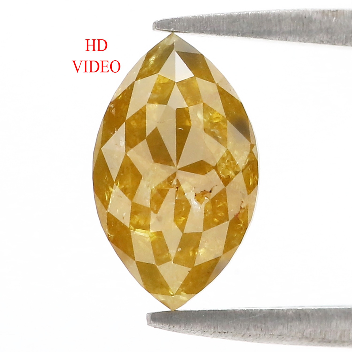 2.03 CT Natural Loose Marquise Shape Diamond 10.95 MM Yellow Color Diamond L3630