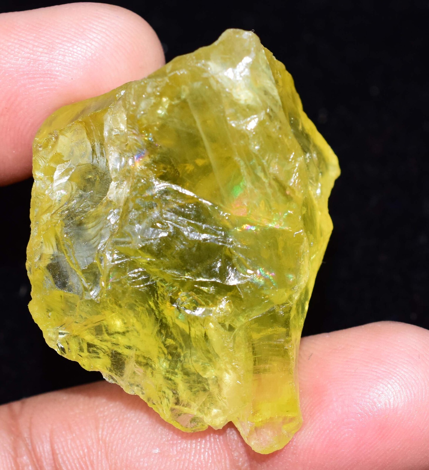 128.50 Ct Natural Lemon Brazilian Citrine Untreated Earth-Mined Loose Rough
