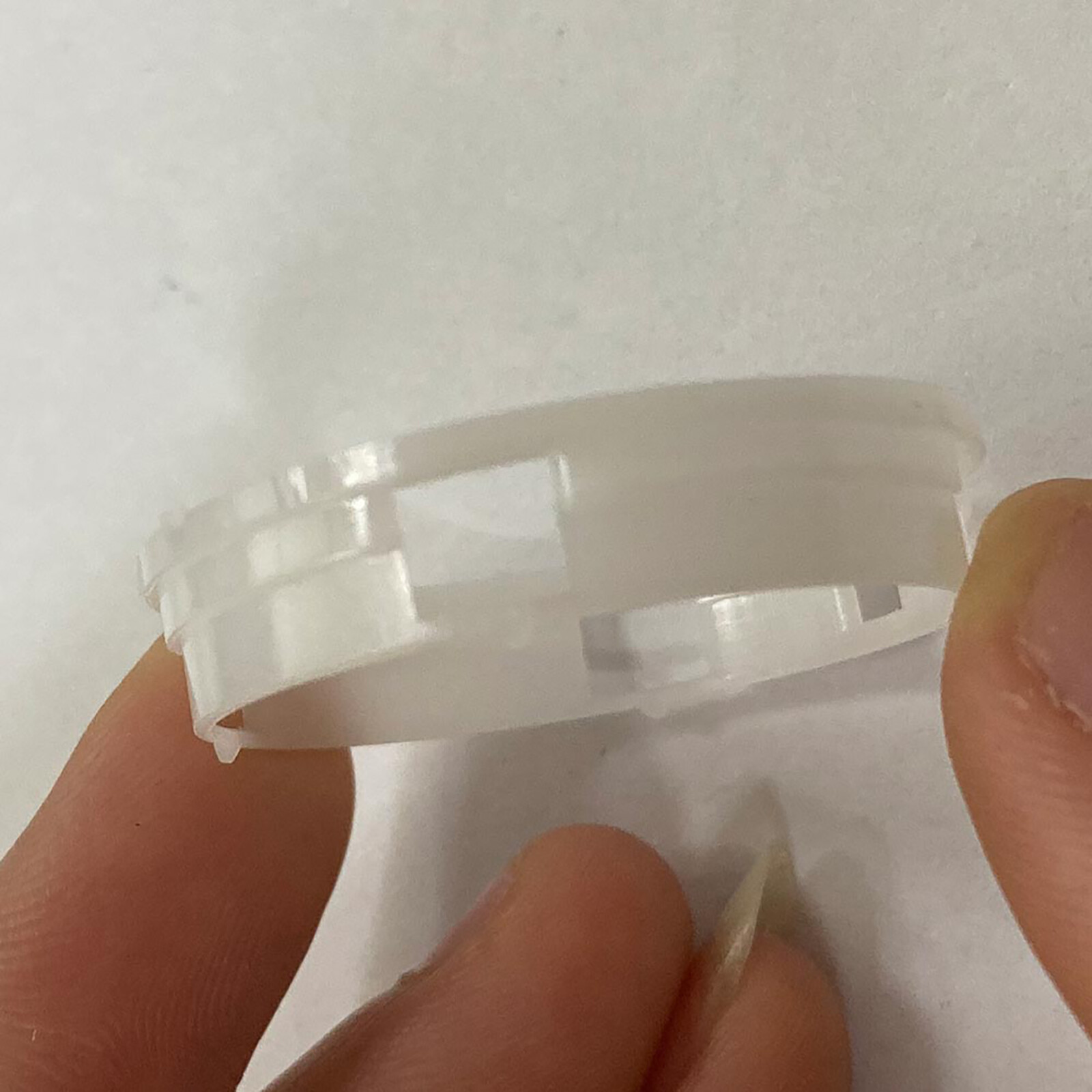 10*Plastic Ring Inner Cover Movement Spacer Ring For NH35 Movement Watch Case
