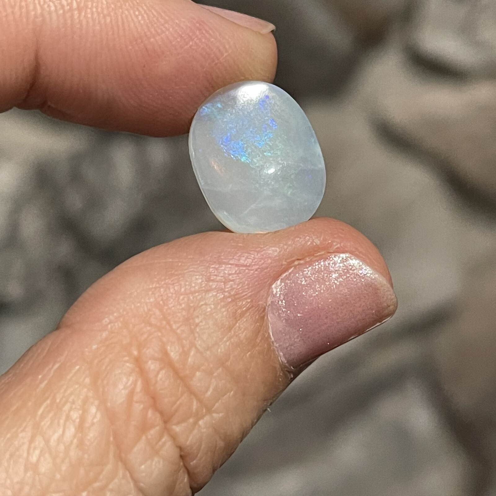3.35ct 14.9x12x2.5mm Fine Australian Solid Opal Oval Cabochon Jelly Opal