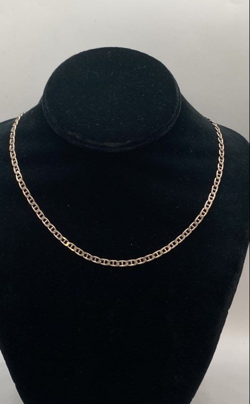 925 Italy Sterling Silver Mariner & Rope Chain Necklace Set 16″ 15.5″ 23g