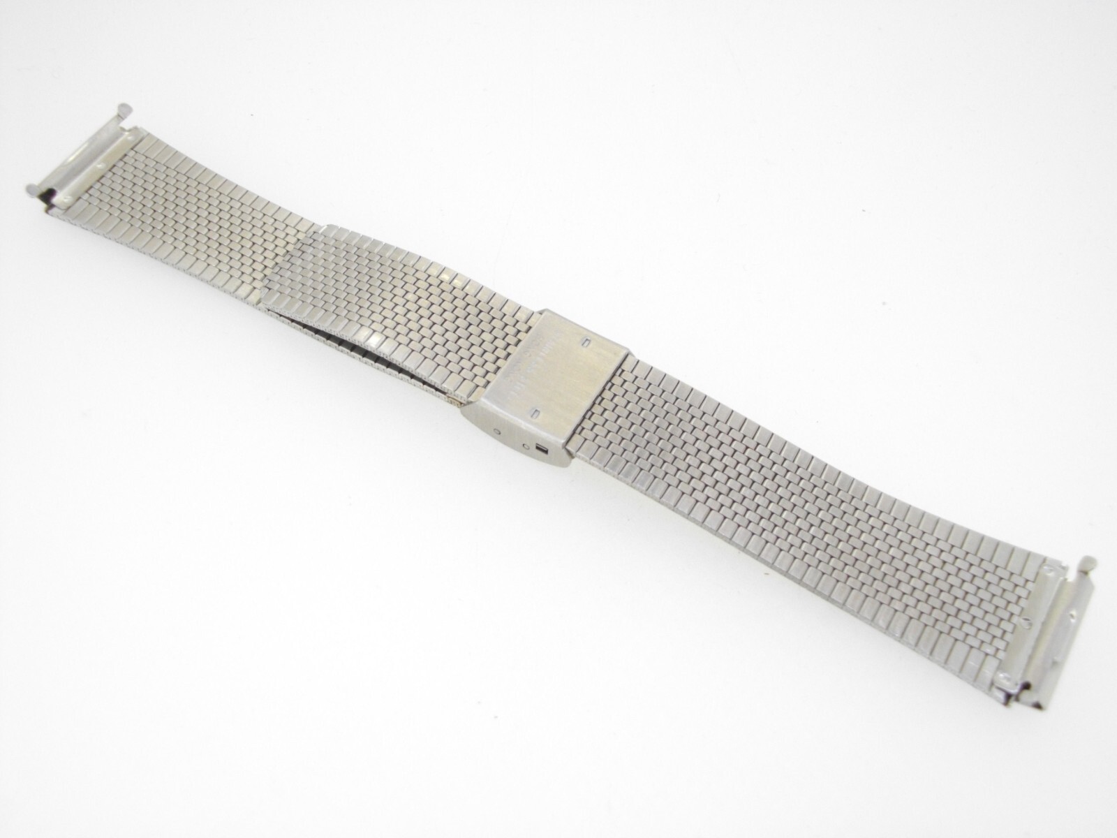 Watchband H Stainless Steel 17.4 mm lug Sliding Buckle Clasp