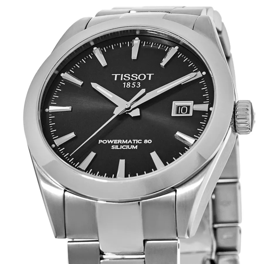 New Tissot Gentleman Automatic Black Dial Steel Men’s Watch T127.407.11.051.00