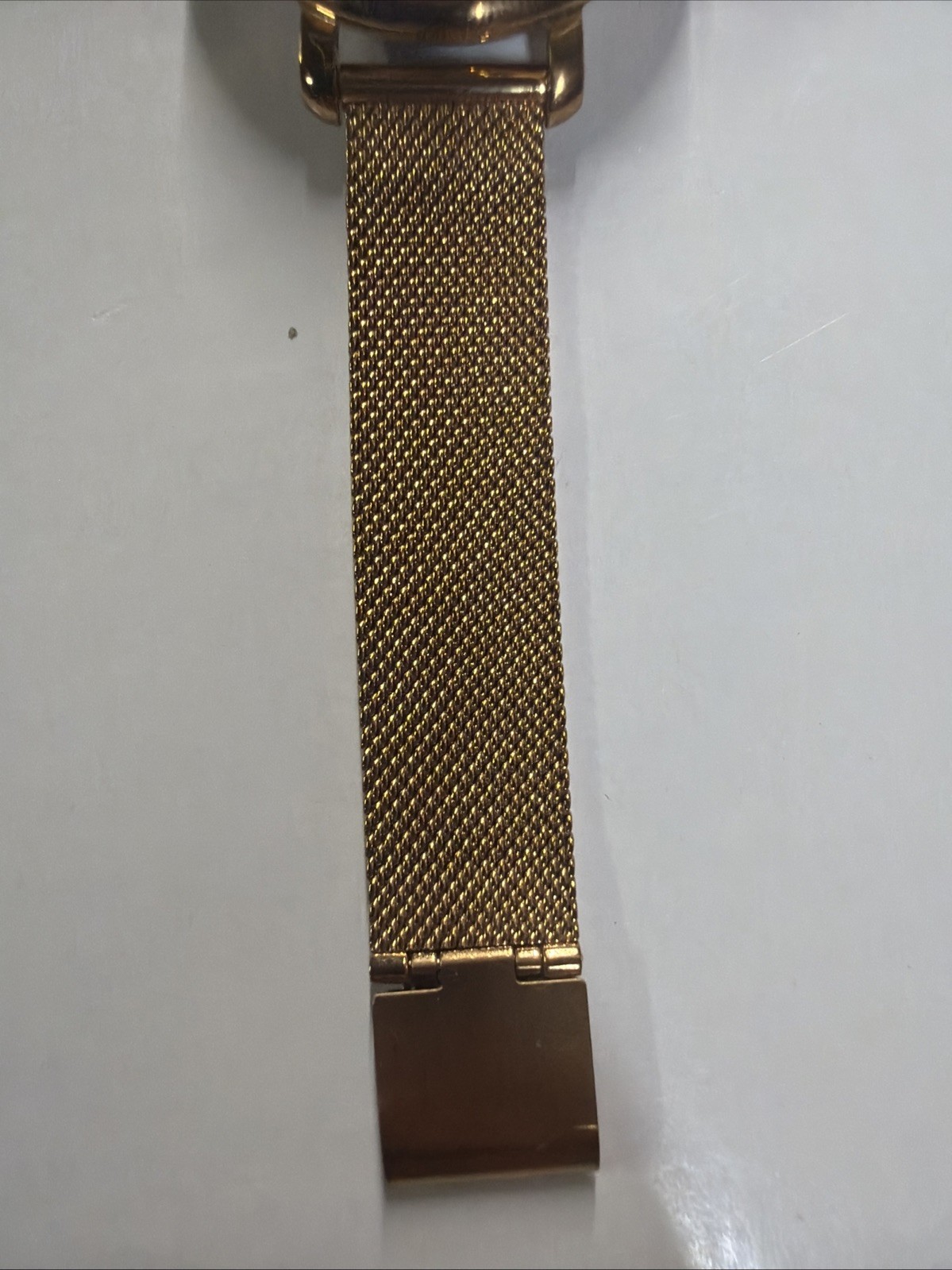 Fossil Jacqueline ES4352 Rose Gold Mesh Stainless Steel Watch Date Indicator