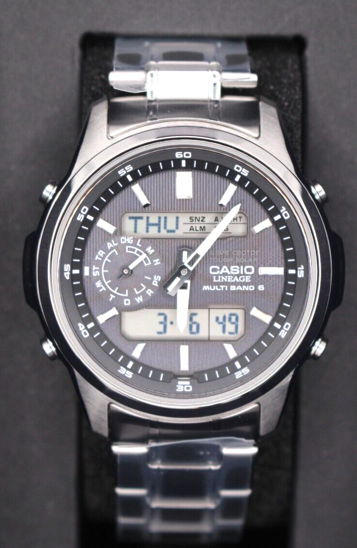 CASIO LINEAGE LCW-M300D-1AJF Solar Atomic Radio Analog Digital Men’s Watch Gift